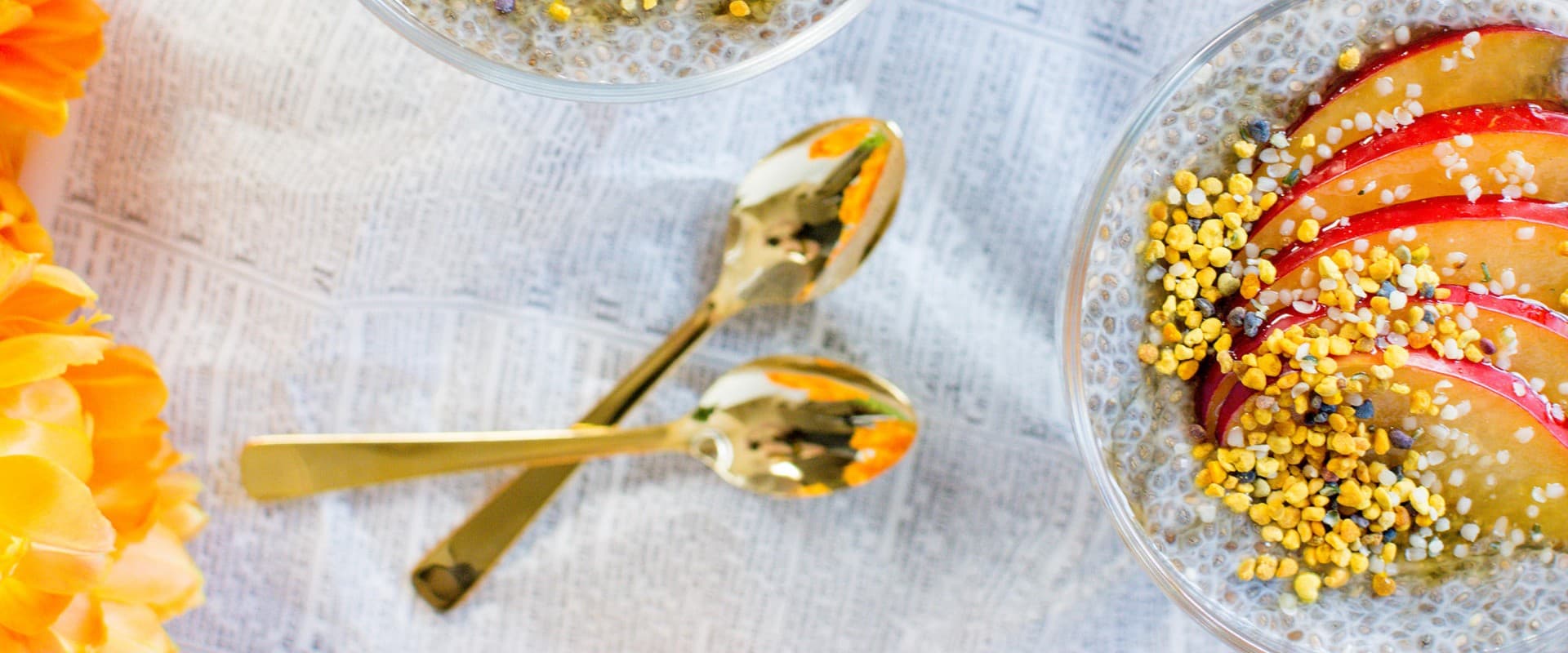 Delicious recipes with bee pollen